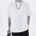 2025 Trendy Oversized Men's T-Shirts 320GSM Heavyweight 100% Cotton Streetwear Tees for Men
