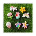 Kawaii Cabochon Resin Rainbow Ice Cream Flower Unicorn Animal Flatback Fit DIY Craft Phone Cover Keychain Jewelry Finding