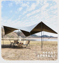 Mingchan 440*450cm  Rainproof Waterproof Rain Fly Hammock Tent Tarp