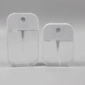 Novel Style Portable Pendant Card Perfume Spray Bottle 45ml/50ml Transparent Soft Silicone Pump Spreayer Sealing Screen Printing