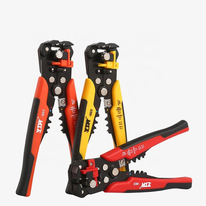 YTH 3 in 1 Wire Stripping Tool Electric Wire Cable Stripping Cutter Tools Adjustable Cutting Automatic Wire Stripper Pliers