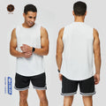 Unisex Custom Logo Gym Tank Tops Breathable Sleeveless Fitness Wear Workout Running Singlet Muscle Athletic Shirts for Men