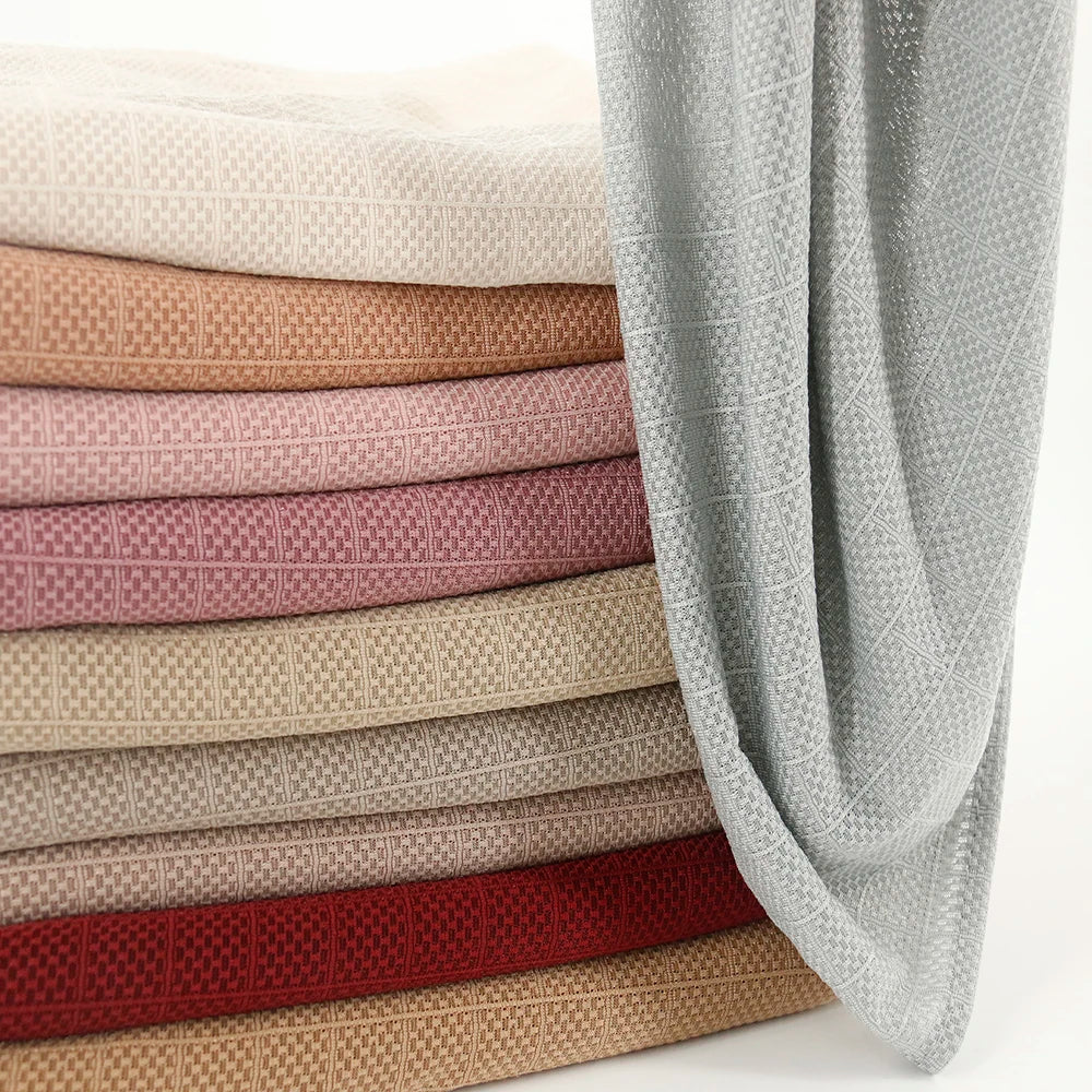 2021 Popular Jersey Cotton Hijab Muslim Soft Stretch Scarf Jersey Cotton Double Cross Turban Hijab