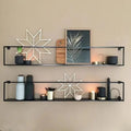 Nordic Multi-functional Custom Simplicity Metal Shelves Office Living Room Wall Shelf