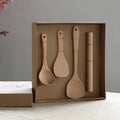 Hot Selling Four-Piece Beech Wood Utensils Kitchen Cooking Set Gift Idea Mutoulao Brand Hunan Origin