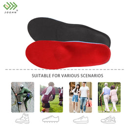 JOGHN Wholesale Custom Orthopedic Shoe Insert Arch Support Orthotics Insoles with Heel Cup for Flat Feet Insoles