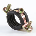 2025 Factory  PVC  Range Copper Concrete Pump Rubber Pipe Clamp of  Quick Pipe Clip M6 Double Pipe Supporting With Outer Rubber