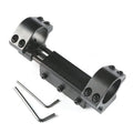25.4mm/1\" 30mm Flexible Mount Telescope Adapter Flat Top Aluminum Alloy Ring with Stop Pin