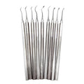 Dental Instruments Hand Operated Scalers  Gingival and Periodontal Cleaning Calculus Scaler  Practicing Examination 6 Pieces/set