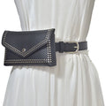 Rivet Belt Bag Pu Leather Fanny Pack Waist Bag Women Waist Bag