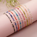 Go2boho Y2K Glass Beaded Bracelet Bohemian Healing Natural Stone Handmade Adjustable Jewelry Birthday Gifts for Her MegaBDM