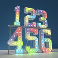 3ft Marquee Letters Outdoor Large Light up Alphabet Letters Love 0-6 Marquee Number Giant Light up Letters