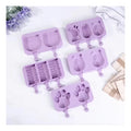 Wholesale Non-stick Cartoon Ice Cube Tray Food Grade Silicone Ice Cream Mold Homemade Diy Maker Silicone Popsicle Mold for Kid