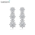 LUOTEEMI Statement Wedding Boho 2026 Flower Earing Jewelry Drop Fashion Unique Ear Ring for Woman Designer Earrings