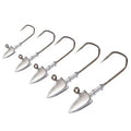 10pcs/bag 7g 10g 15g 21g 28g 35g Fishing Triangle HooksTriangle Head Hooks Fishhooks Jig Head Soft Bait Fishing Hooks