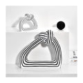 Interior Creative Black & White Stripes Abstract Home Decoration Living Room Hotel Desktop Art Accessories