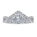 OAHLAN Fine Jewelry 0.8Ct Heart Rings 925 Sterling Silver Cubic Zirconia Women Engagement Ring Wholesale