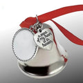 Sublimation Blank Memorial Metal Bells Christmas Ornament