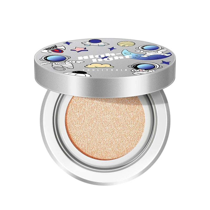 TikTok Waterproof Sweat-Proof Air Cushion Oil Control BB Cream Brightening Concealer Liquid Foundation Moisturizer Plain Color