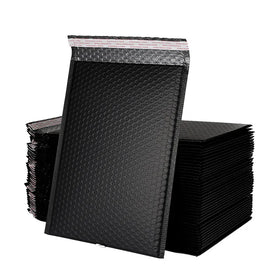 Waterproof Padded Envelopes Black Bubble Mailers Customized Logo Self Seal Protective Packaging Poly Bubble Bags