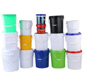 Cheap Wholesale 12/15/16/18/20/22/25/35 Litre PP Construction Bucket Round Plastic Lids Customized Color Logo Shape Food Use