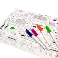 Reusable Silicone Painting Craft Mat Painting Mats for Kids