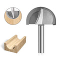 L-N321 1pc 8mm Shank Round Nose Core Box Router Bit 40mm Wood Profile Carving Bits Shaker Cutter Tools for Woodwork Tools