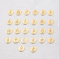 Cheap Alphabet Hollow DIY Jewelry Accessories Stainless Steel English Letter Pendant Wholesale for Necklace Bracelet Making
