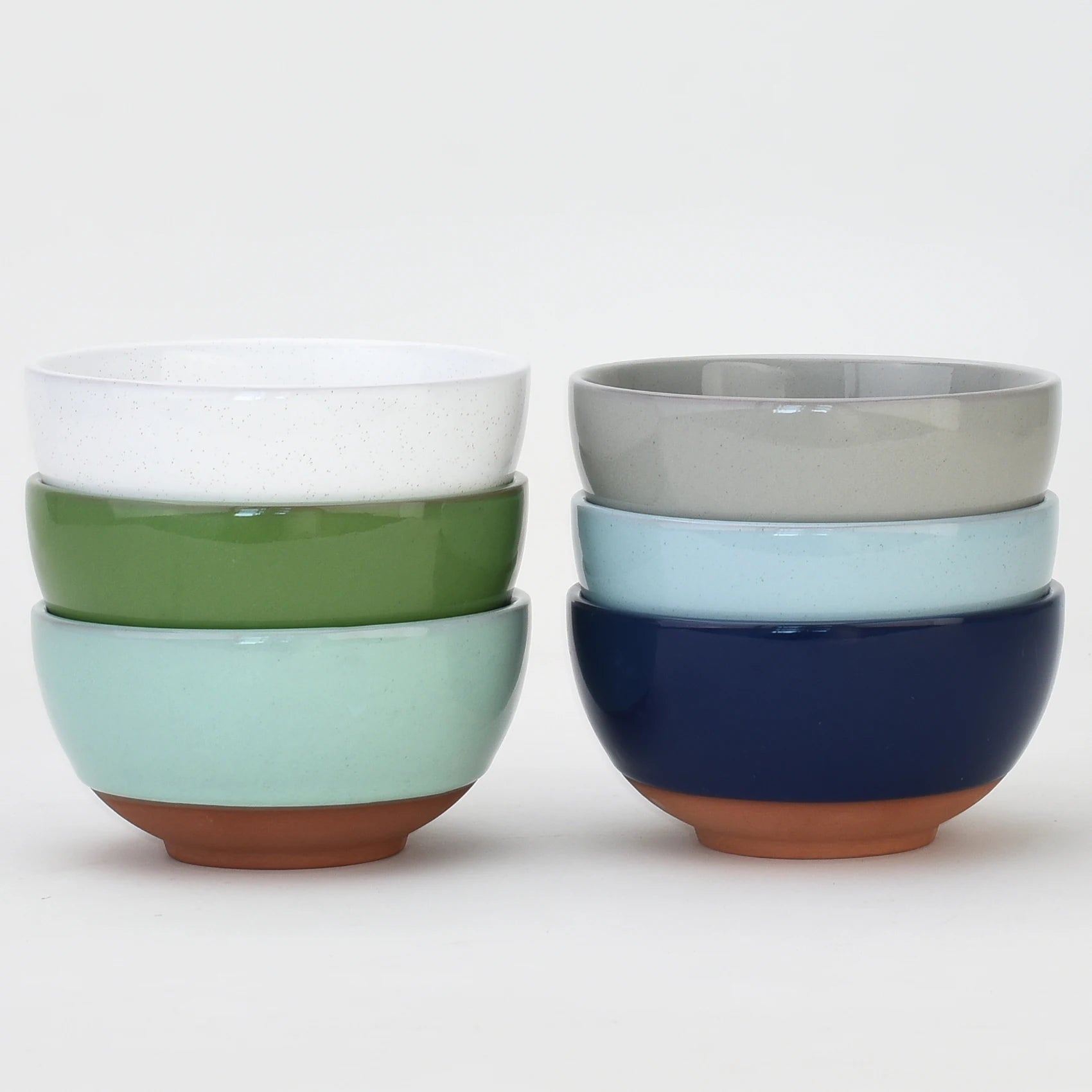 Pasta Serving Bowl Ceramic Mixing Salad Bowl Set Porcelain Bowl of 6 Microwave & Dishwasher Safe