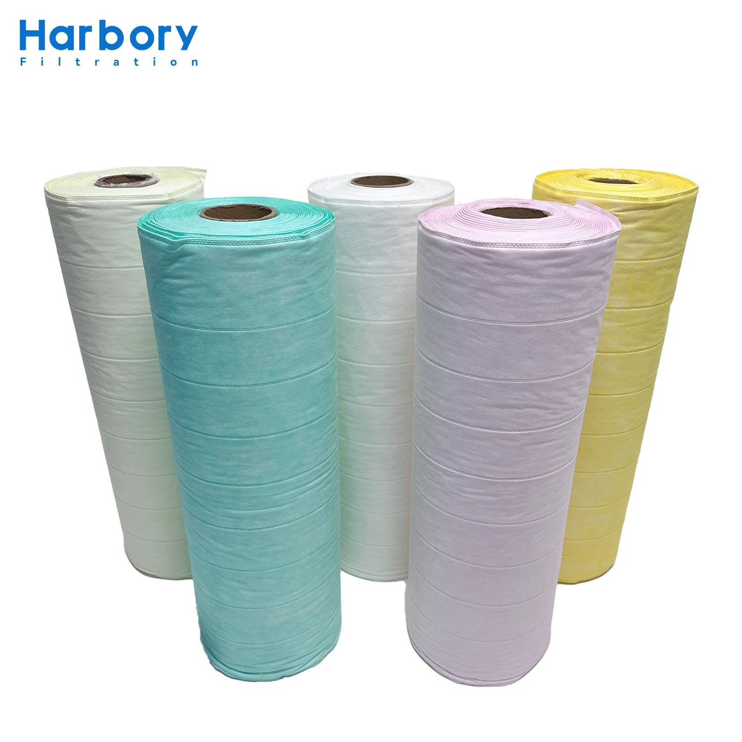 F5 F6 F7 F8 F9 Bag Pocket Air FIlter Media High Dust Loading Medium Bag Air Filter Media Roll for General Ventilation