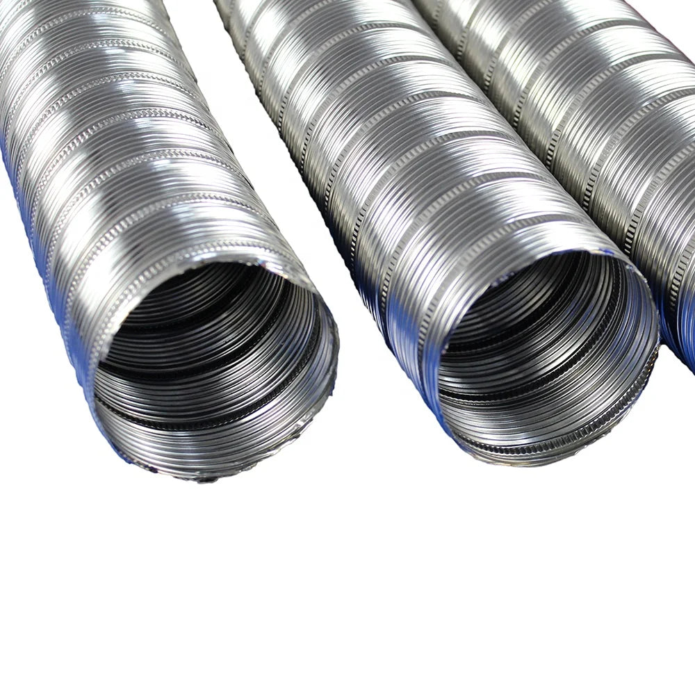 High-Velocity Exhaust Duct for Air Condition Aluminum Flexible Insulated Air for HVAC Systems Chinese Style for Hospital Use