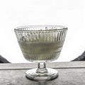 Creative Strip Glass Bowls Cocktail Cups for Ice Cream Dessert Salad Milkshake Pudding Juice Cocktail Party Use