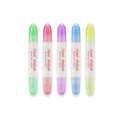 5Pcs Nail Edge Collector Pen Manicure Cleaning Pen Nail Polish Remover Pen