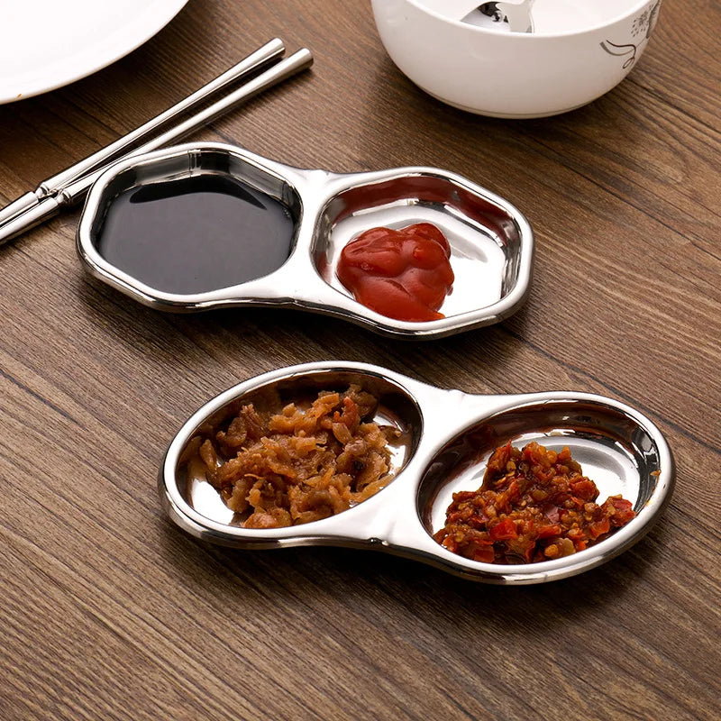 Wholesale Sauce Plates Sauce Tray Catering Serving Restaurant Stainless Steel Taste Dishes