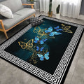 Modern Abstract Geometric 3D Polyester Carpet Custom Shape Machine Made Living Room Area Rug Home Floor Mat From Factory