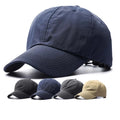 UPF 50+ Sun Protection Portable Hats Quick Dry Baseball Cap Adjustable Outdoor Sports Hat for Men Women