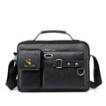 Men's Business Machine Simple Messenger Leather Shoulder Bag Messenger Bag NEW Backpack Travel Fashion Trend