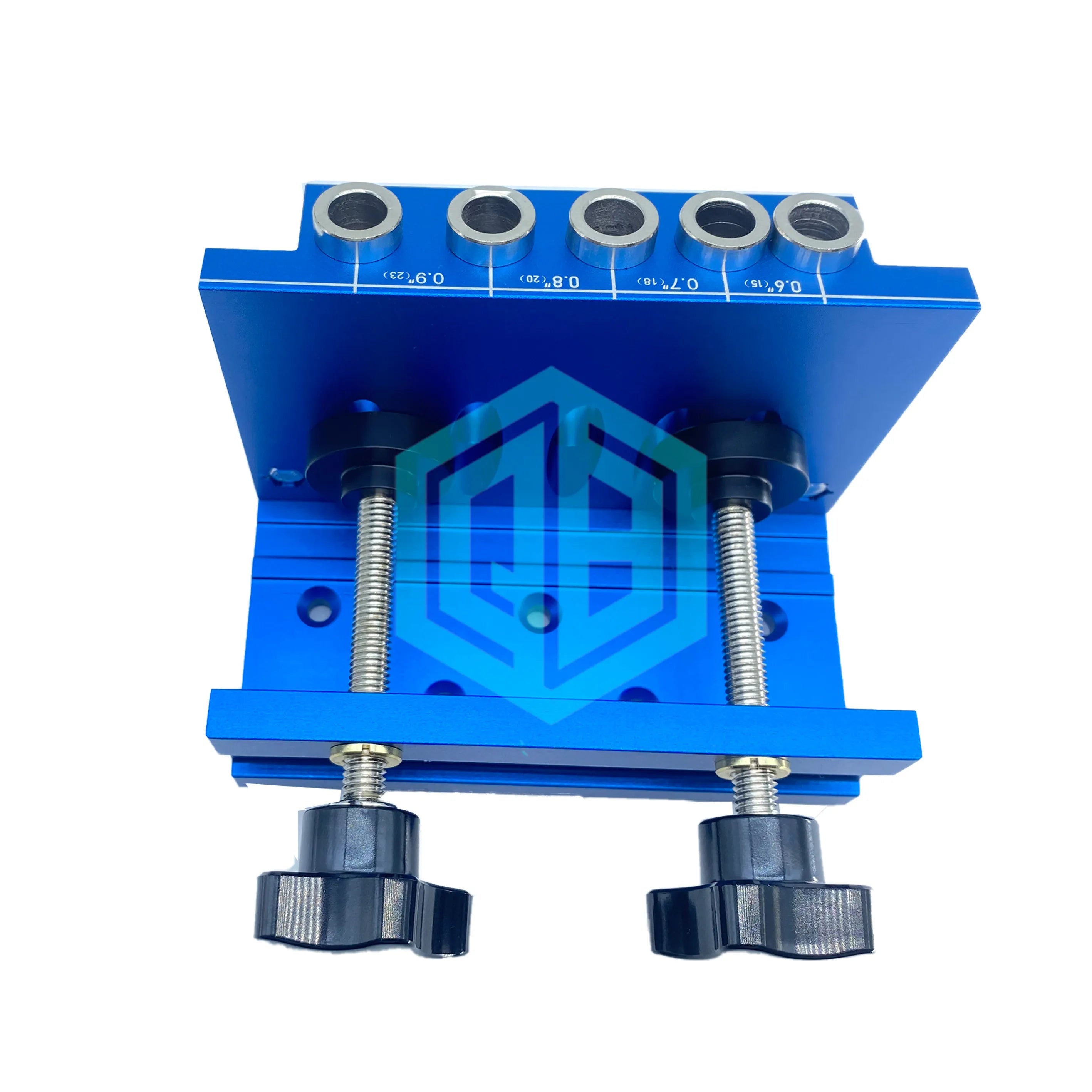 Upgrade 5-Hole Aluminum Drill Hole Template for Woodworking Industrial DIY Oblique Jig Hand Tools Customized OEM Pocket Hole Jig