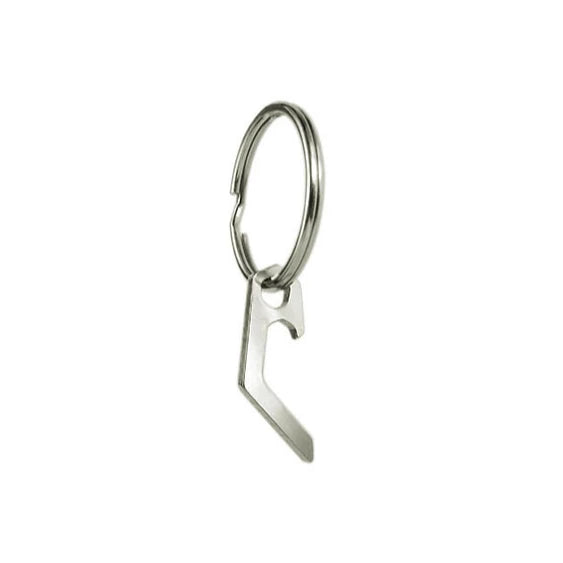 Creative Outdoor Equipment Edc Mini Bottle Opener Can Opener Helper Box Opener Multi-function Tool for Hexagonal Keychain