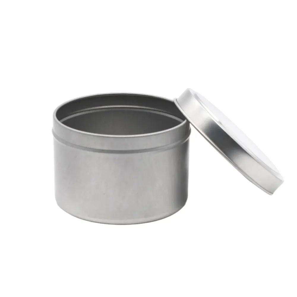 Silver Color Candle Storage Tin Metal Can Jars