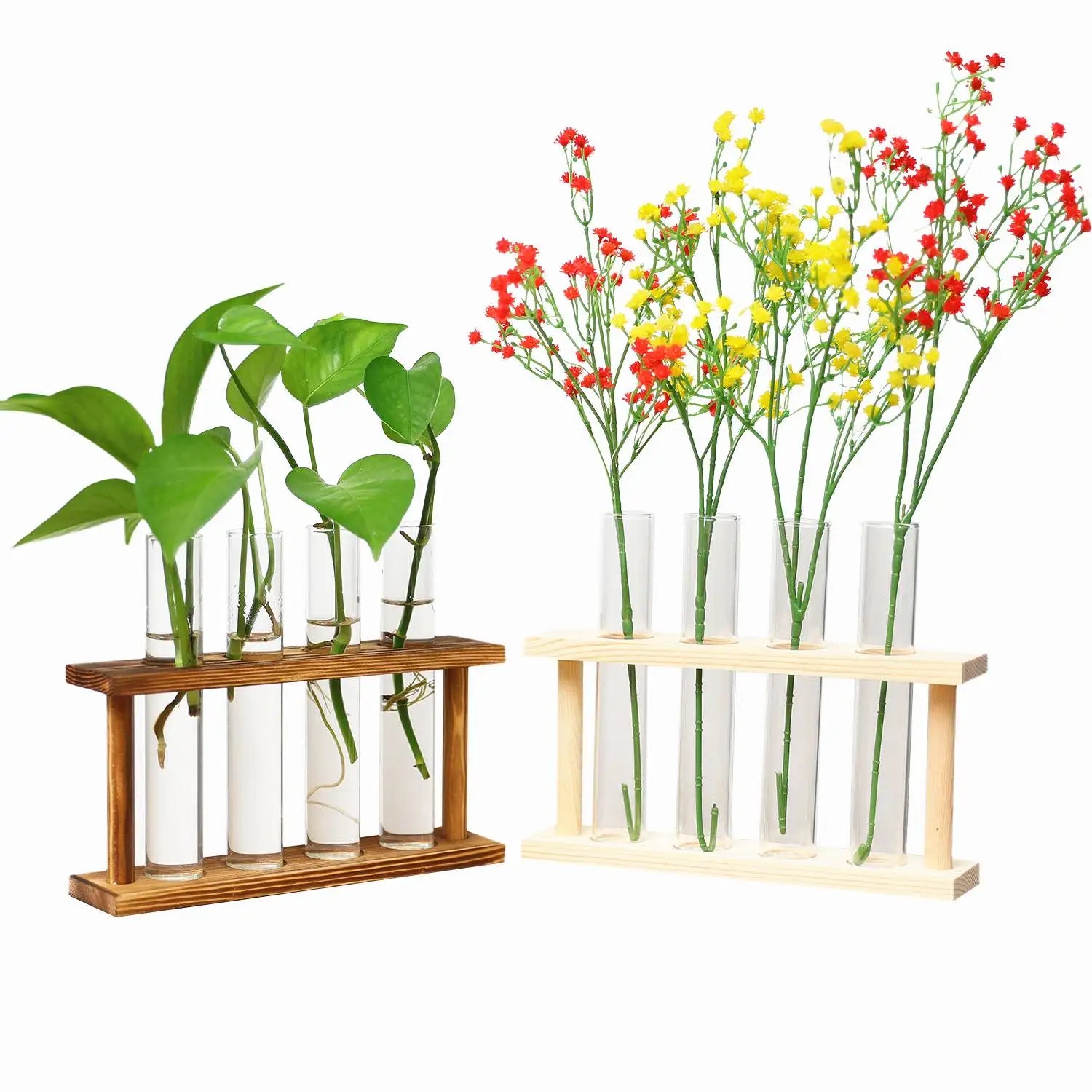 Nordic Classic Wholesale Wonder Brand Artistic Glass Test Tube Vase Tabletop Hydroponic Container Water Cultured Radish Dried