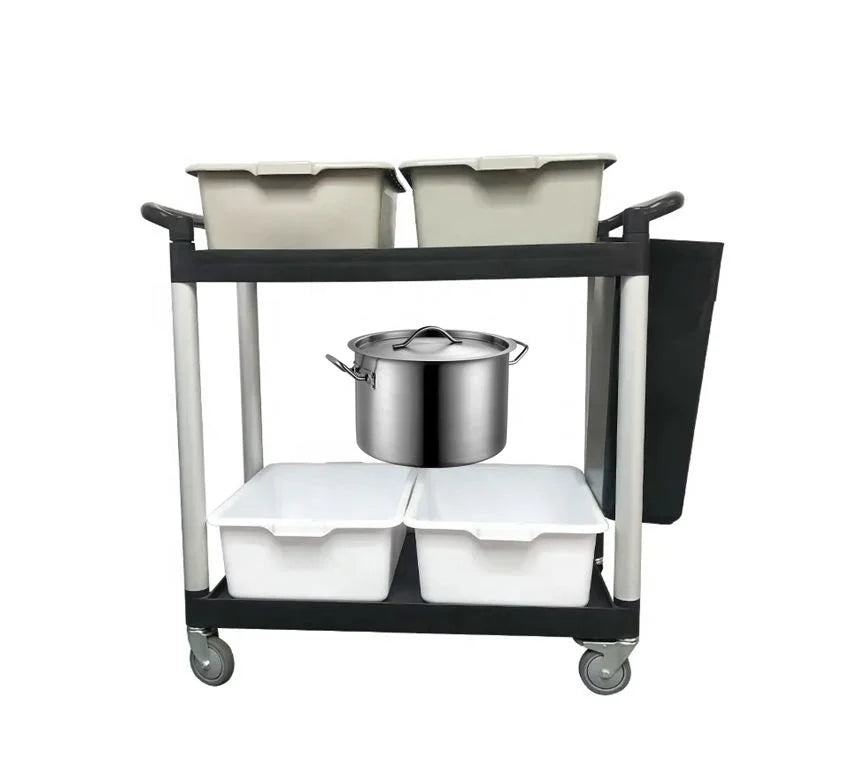 Factory Platform Trolley Plastic Hand Cart Car Cleaning Tools Multi-function 3mm Thick 30-50kg Capacity Rolling Cart