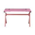 1.2m Computer Gaming Desk Z Shaped Legs MDF Top Metal Frame Gaming Table for Computer Use pink SZD Brand SGD-1505