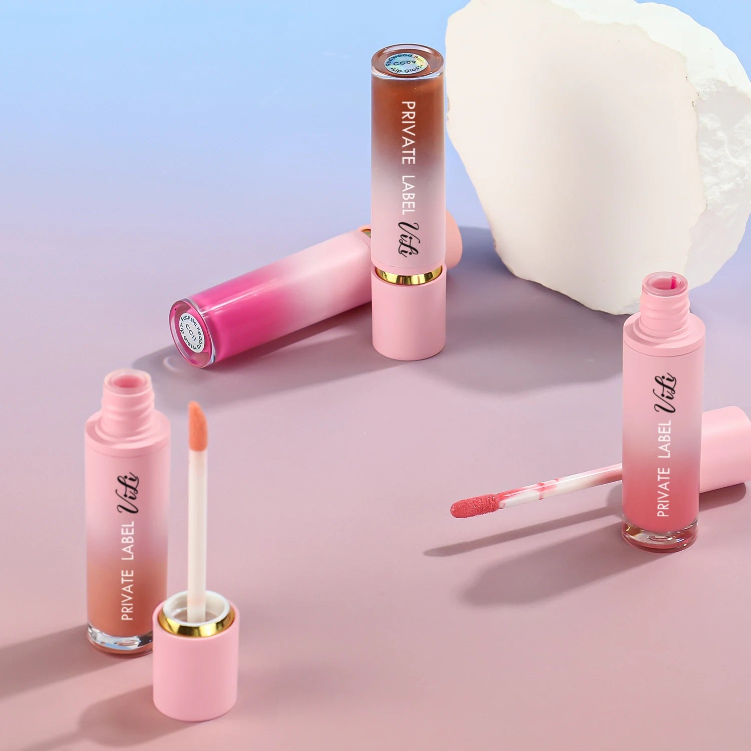Hot Sale Custom Vegan Lip Gloss Factory OEM/ODM Cruelty-Free Waterproof Mineral Liquid Best Lipgloss
