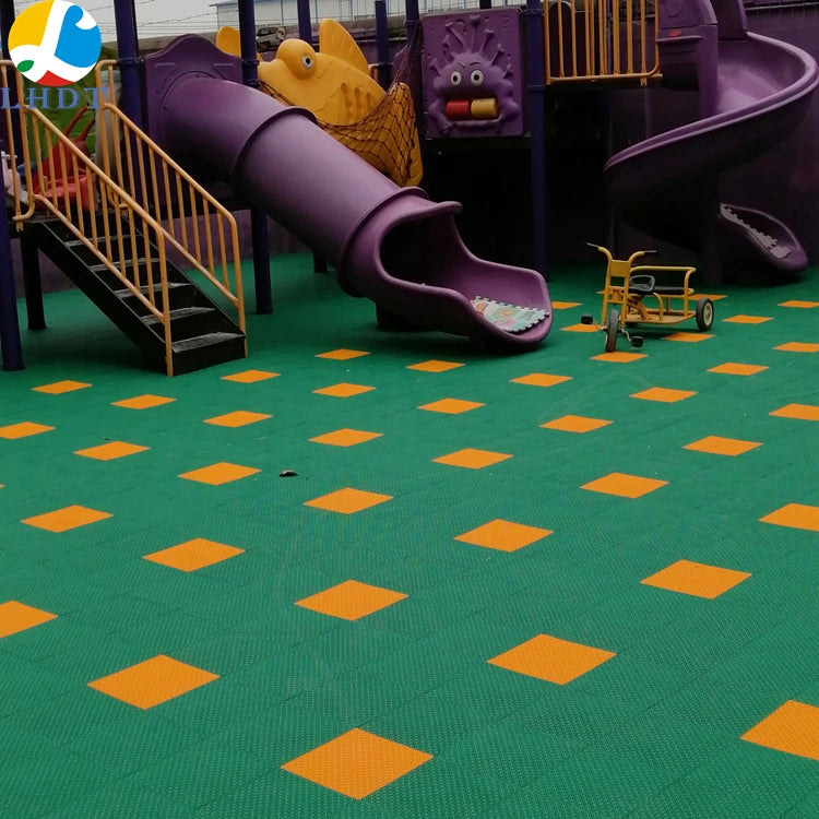 Safe Plastic Interlocking Kindergarten Playground Flooringsafe Plastic Interlocking Flooring for Kindergarten Playground