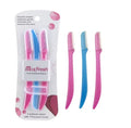 D109 Hot Sell Eyebrow Razor Trimmer Pack of 3 Disposable Facial Hair Shaper Remover