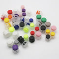 High Strength Colorful Spring Cord End Stopper Plastic Toggle Lock Clip Button for Drawstring Jacket Sportswear Travel Bag