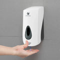 CDWK Wall-Mounted Public Restroom 1000ml Manual Liquid Foam Soap Dispenser for Toilet
