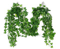 O-x268 Hot Selling Decorative Hanging Plants Plastic Green Vines Real Touch Artificial Ivy Vine Leaves Garland Vine for Decor