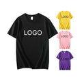 Custom Big Size S-9XL USA Size T-shirt DIY Oversized Women Shirts Plus Size 100% Cotton O-Neck T-shirts for Women Sold Color
